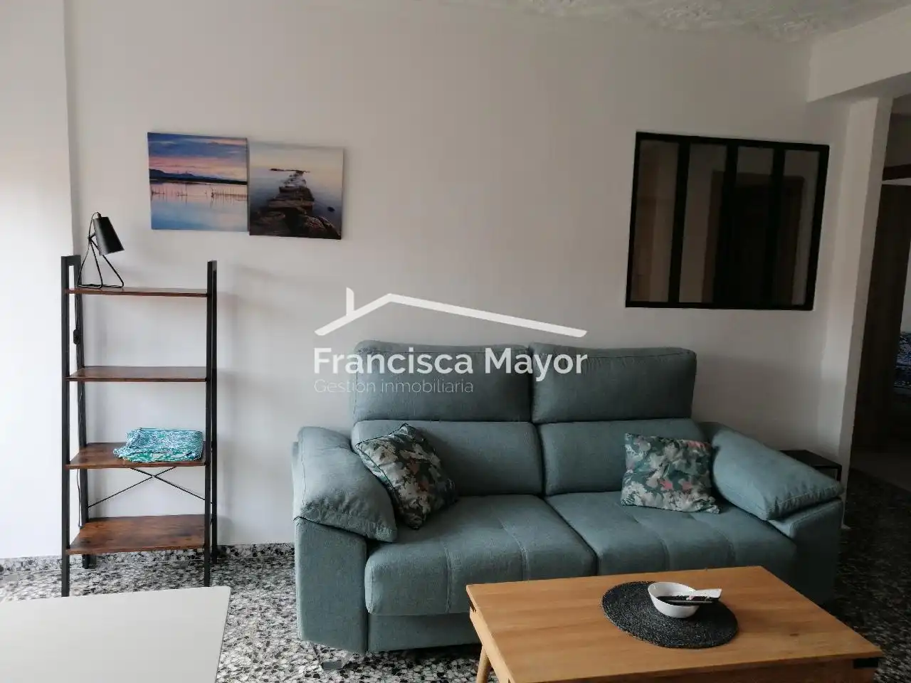 Sala de estar de Piso de alquiler en Valencia con Aire acondicionado, Terraza y Amueblado