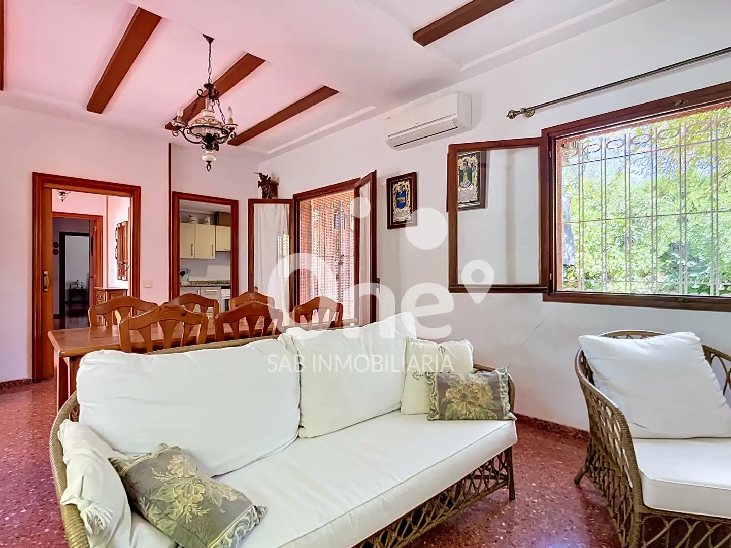 Living room of Houses for sale in San Antonio de Benagéber  with Air Conditioner, Private garden and Terrace