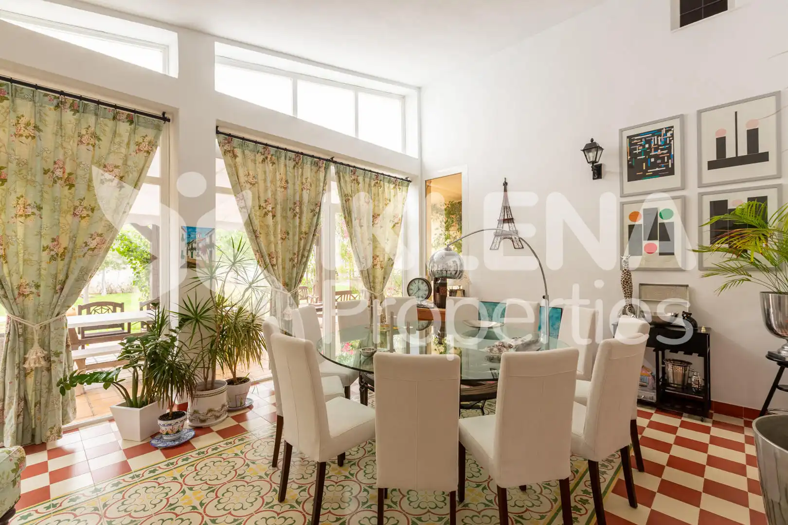 Dining room of Houses for sale in Roquetas de Mar  with Air Conditioner, Private garden and Terrace