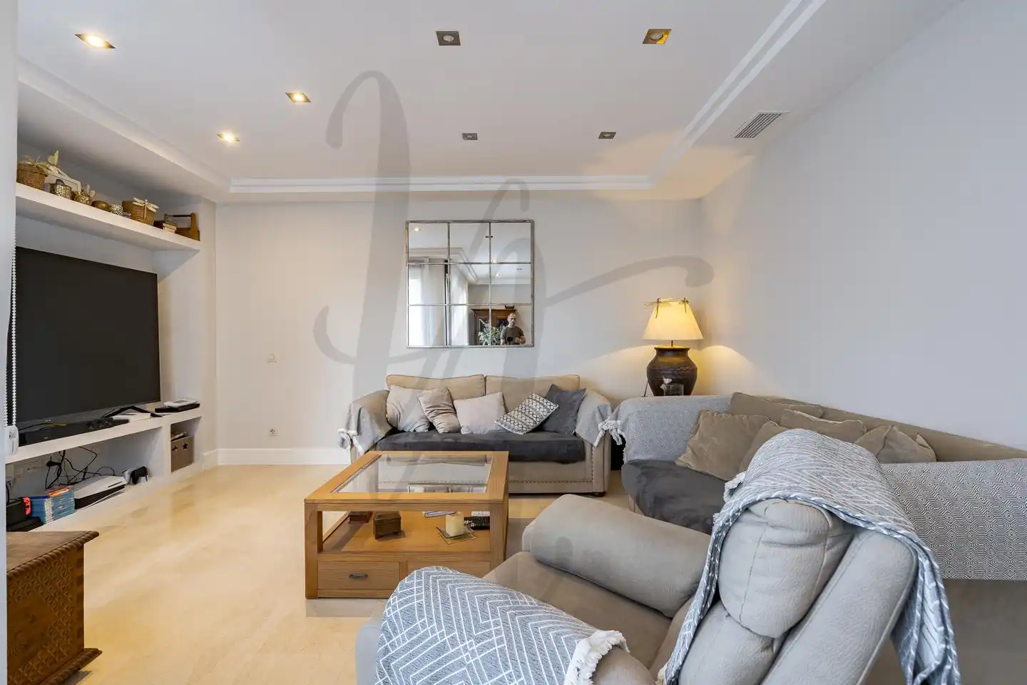 Sala de estar de Ático en venta en San Sebastián de los Reyes con Aire acondicionado, Calefacción y Terraza
