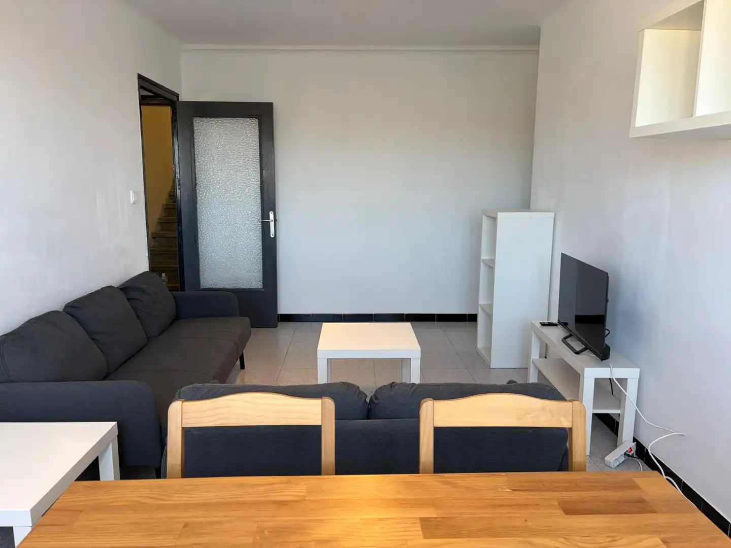 Sala de estar de Piso de alquiler en Girona con Calefacción, Amueblado y Horno
