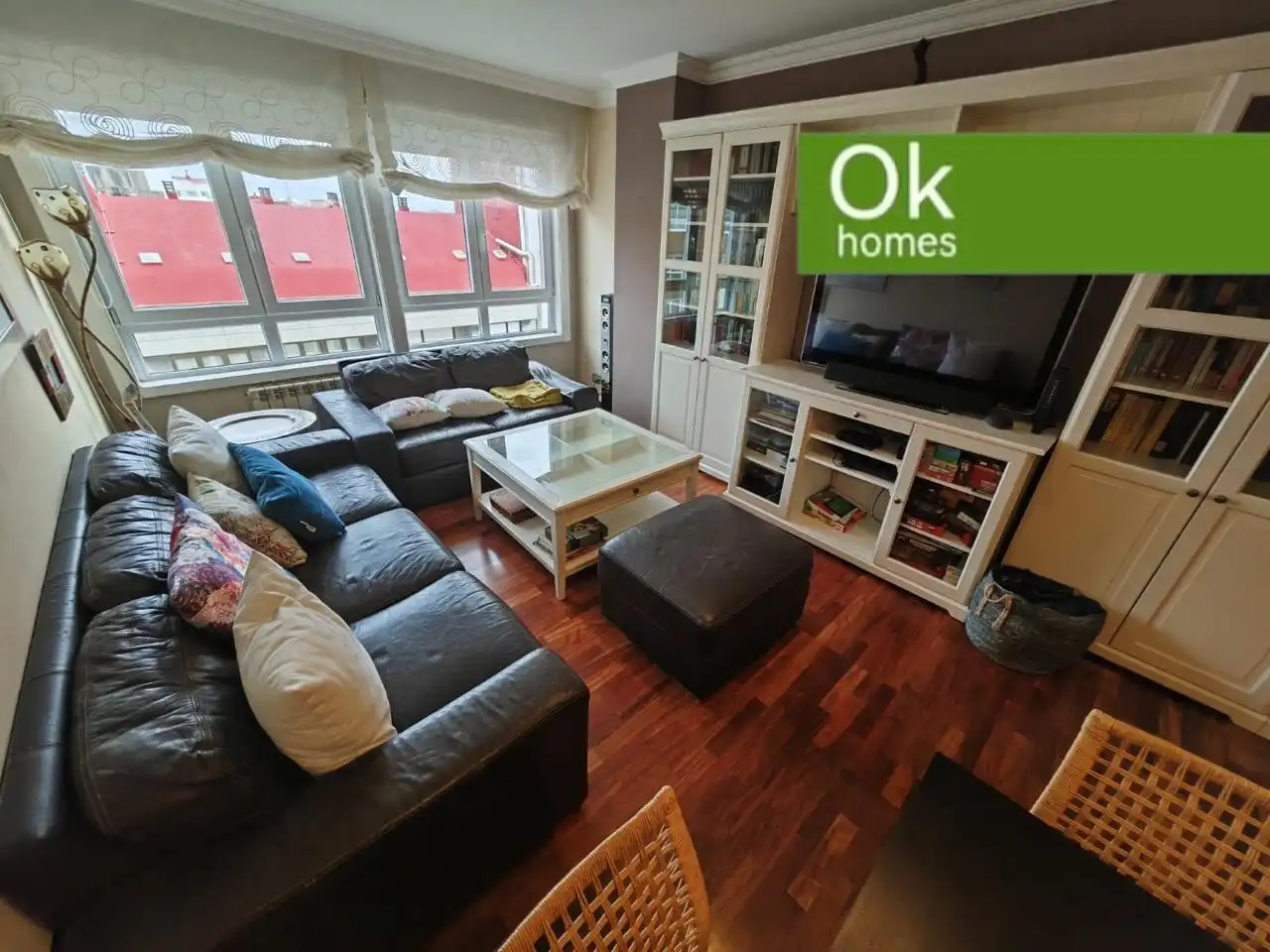 Sala de estar de Piso en venta en A Coruña Capital  con Calefacción, Amueblado y Horno