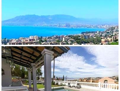 Vista exterior de Casa o xalet en venda en Málaga Capital amb Aire condicionat, Jardí privat i Terrassa