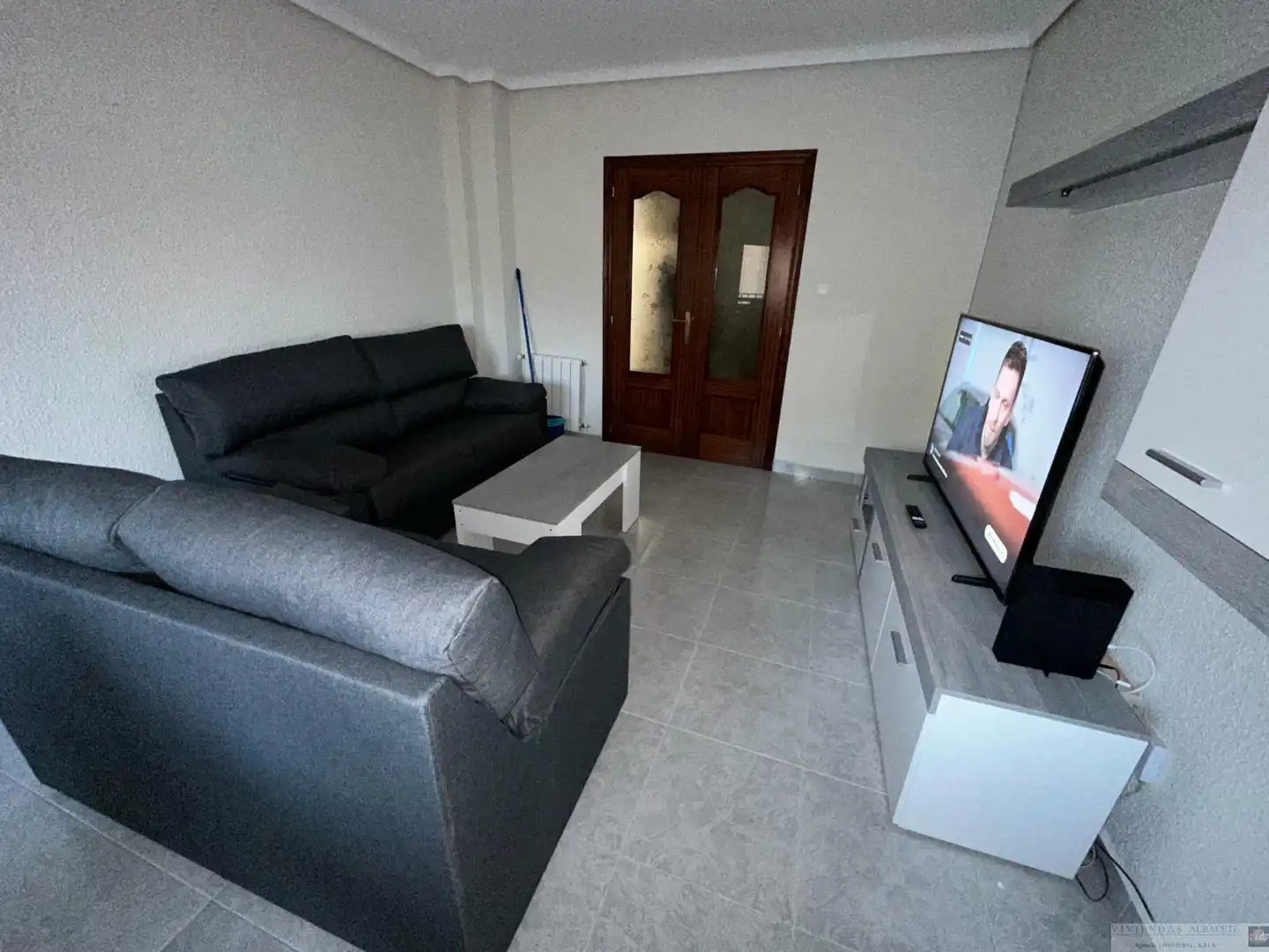 Sala de estar de Piso en venta en Albacete con Balcón