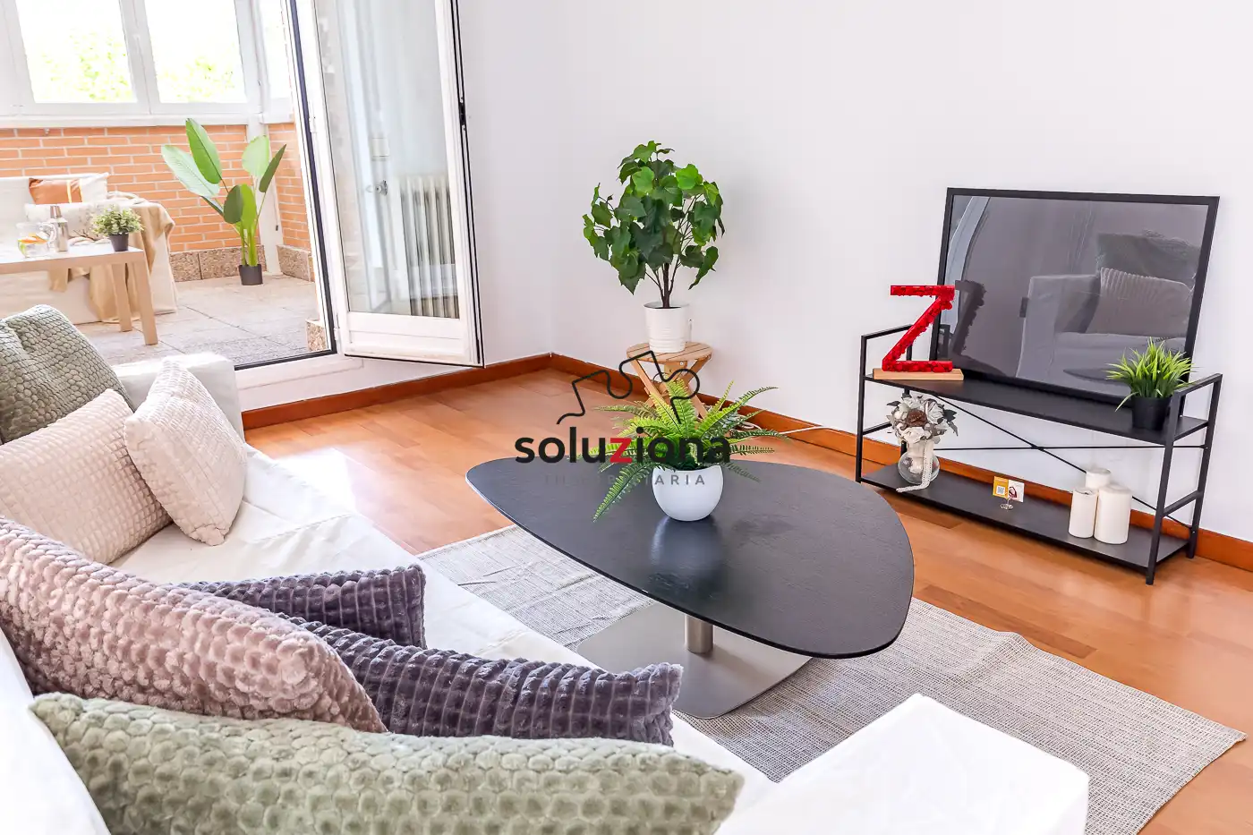 Living room of Attic for sale in Getafe  with Air Conditioner, Heating and Parquet flooring