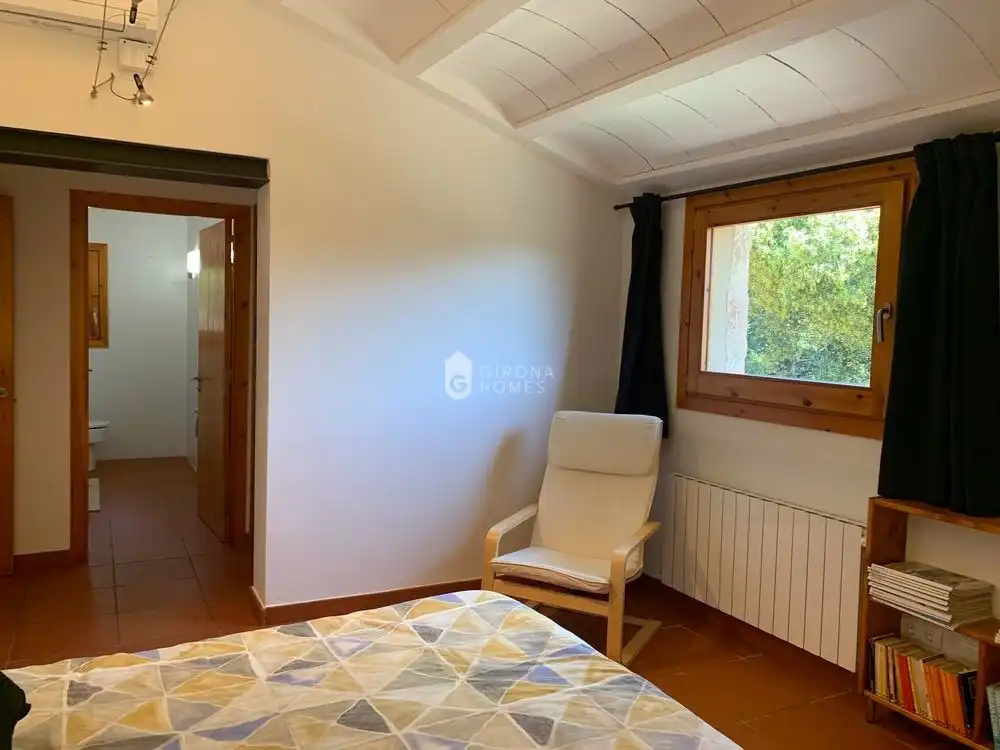 Bedroom of Country homes for rent in Girona  with Air Conditioner, Heating and Private garden