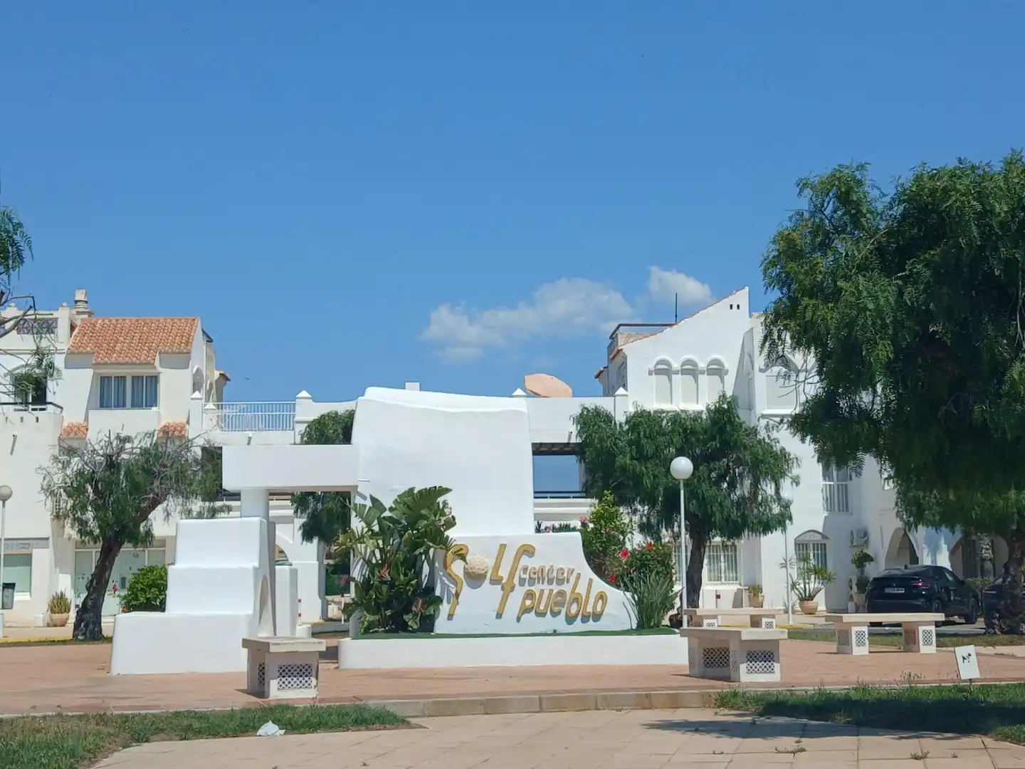 Vista exterior de Planta baixa de lloguer en Roquetas de Mar