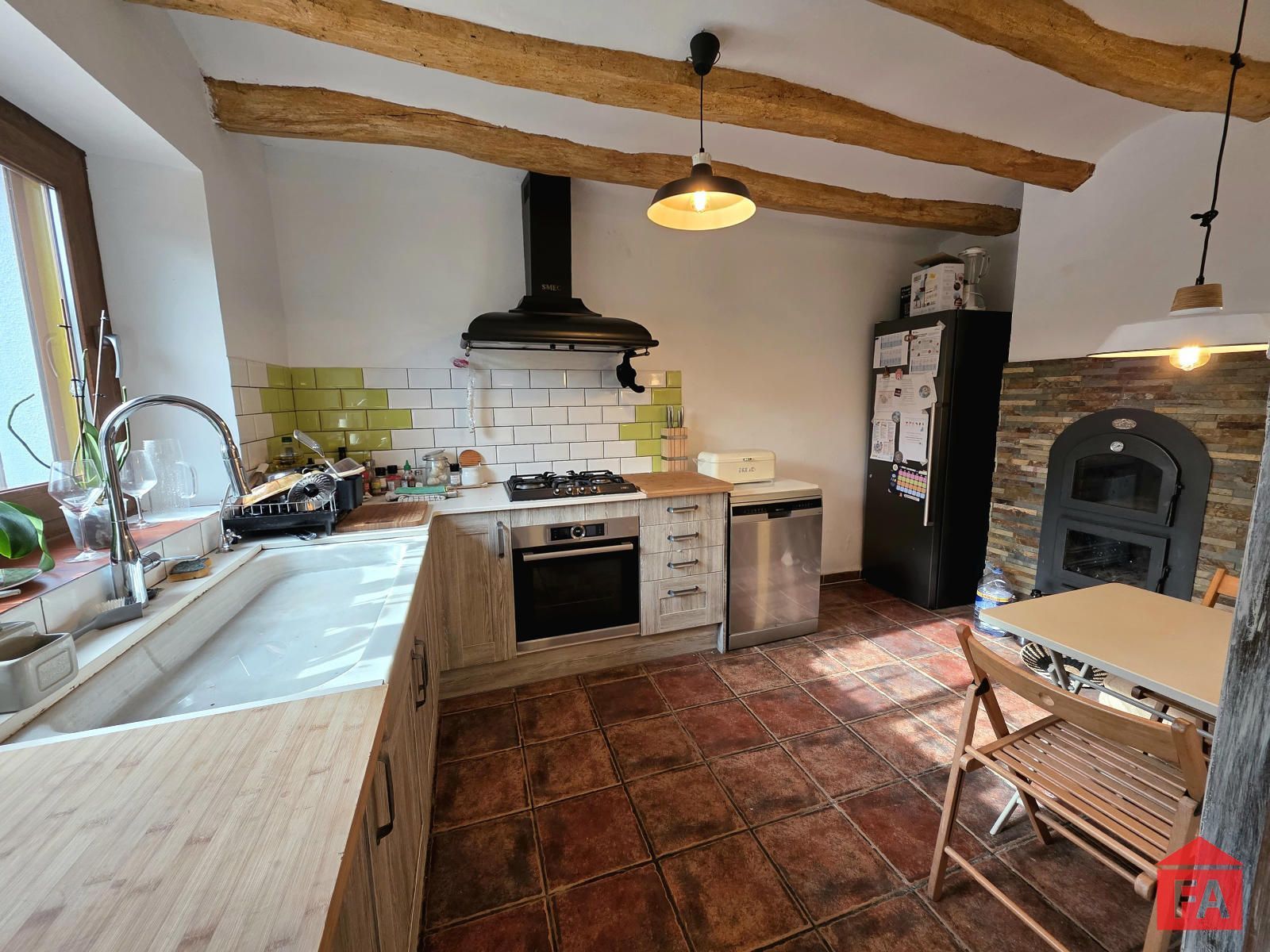 Cuina de Casa o xalet en venda en Sant Jaume dels Domenys amb Calefacció, Traster i Alarma