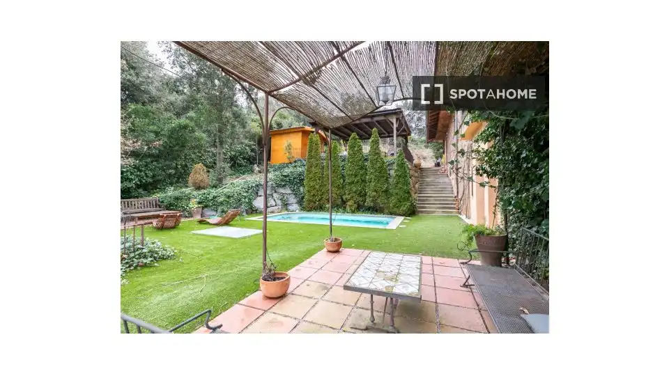 Terrasse von Wohnung zur untervermieten in Barcelona mit Klimaanlage, Terrasse und Möbliert