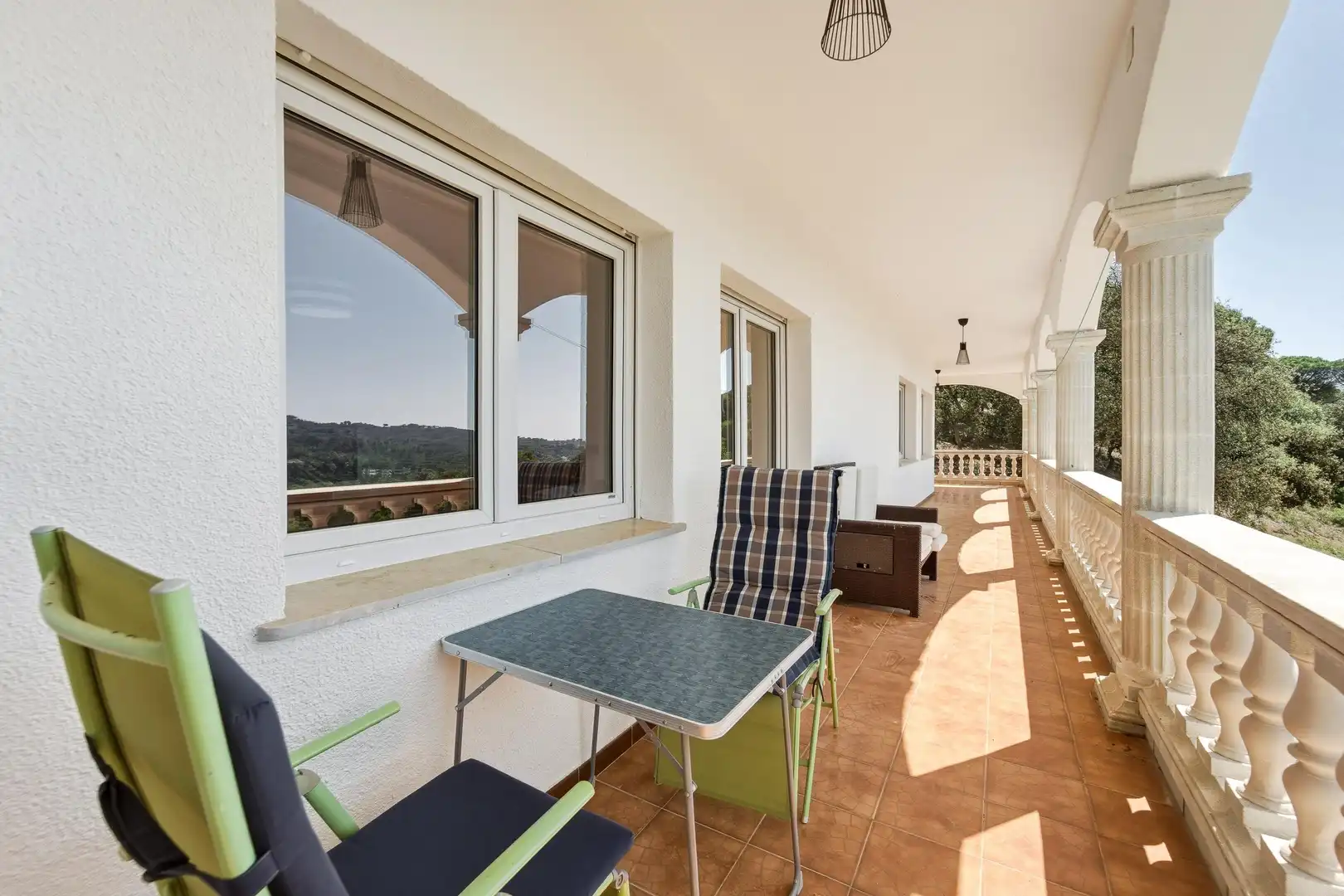 Terrasse von Country house zur Miete in Tossa de Mar mit Privatgarten, Alarm und Gemeinschaftspool