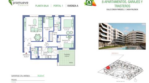 Photo 3 of Flat for sale in Calle Conchi Paredes, 2, San Antonio, Palencia Capital