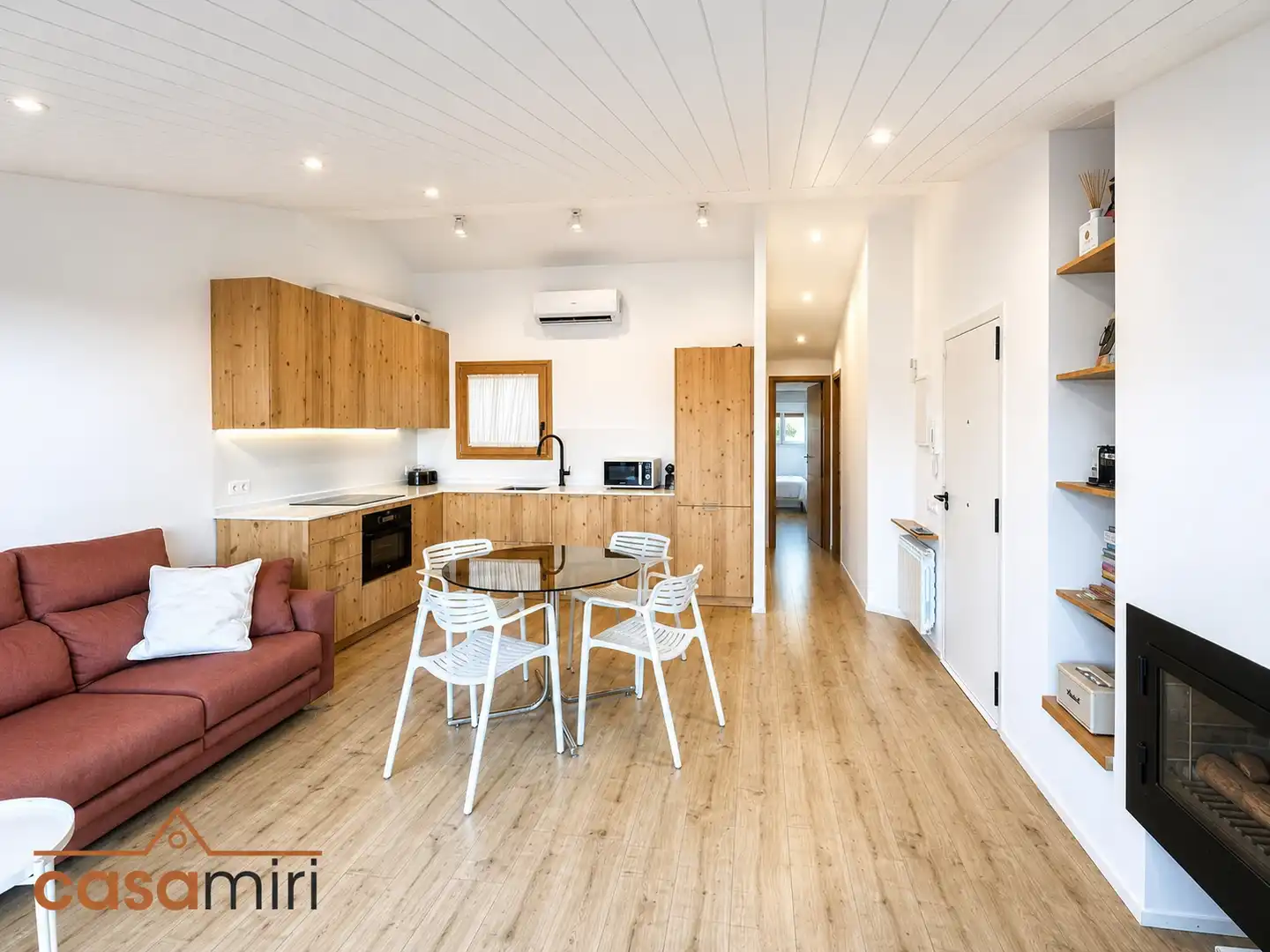 Sala d'estar de Àtic en venda en Sant Andreu de Llavaneres amb Aire condicionat, Calefacció i Terrassa