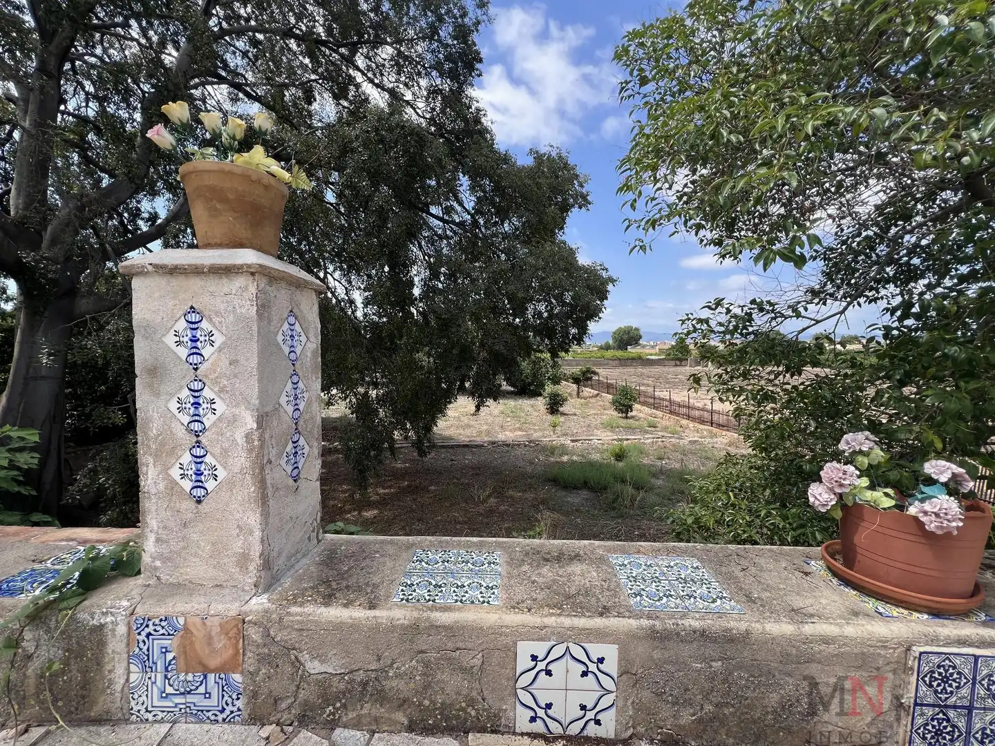 Jardín de Finca rústica en venta en Almazora / Almassora con Alarma