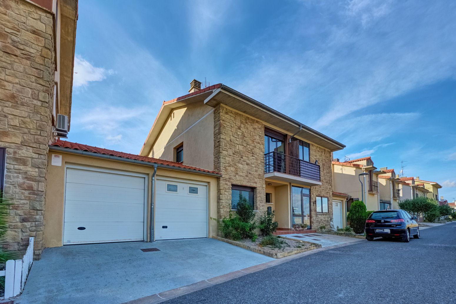 Exterior view of House or chalet for sale in Garínoain  with Heating, Private garden and Balcony