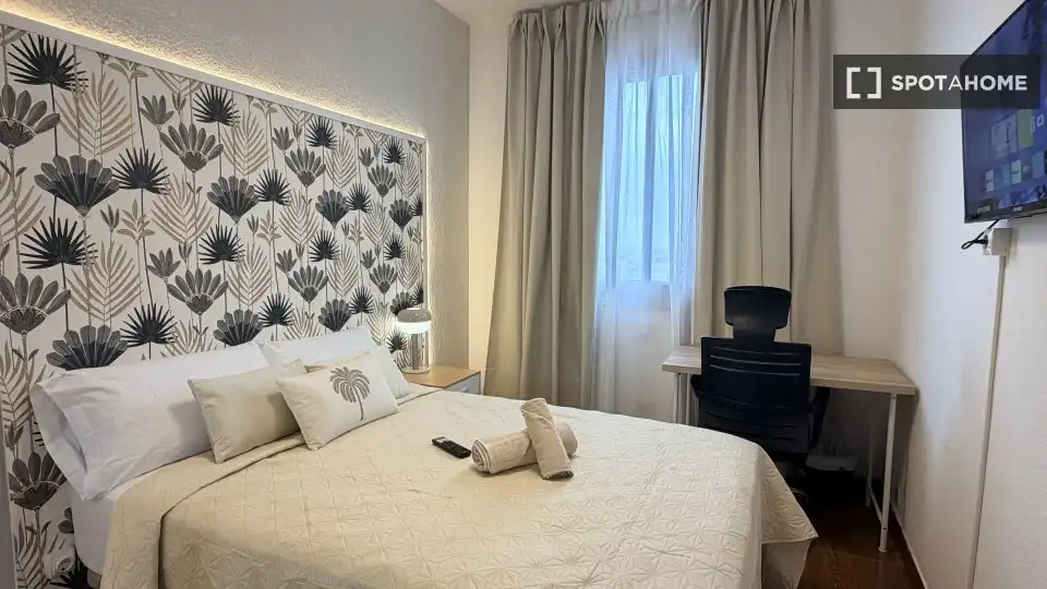 Habitación de Piso para compartir en Las Palmas de Gran Canaria con Aire acondicionado, Terraza y Amueblado