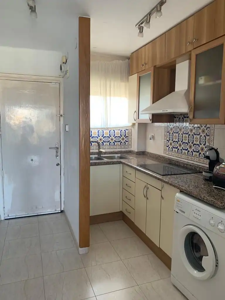 Cocina de Apartamento de alquiler en Benicasim / Benicàssim con Terraza