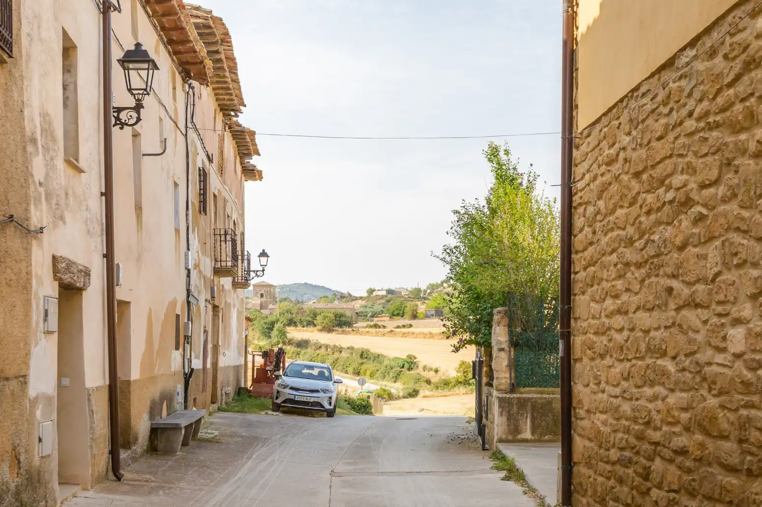Vista exterior de Casa adosada en venda en Valle de Yerri / Deierri