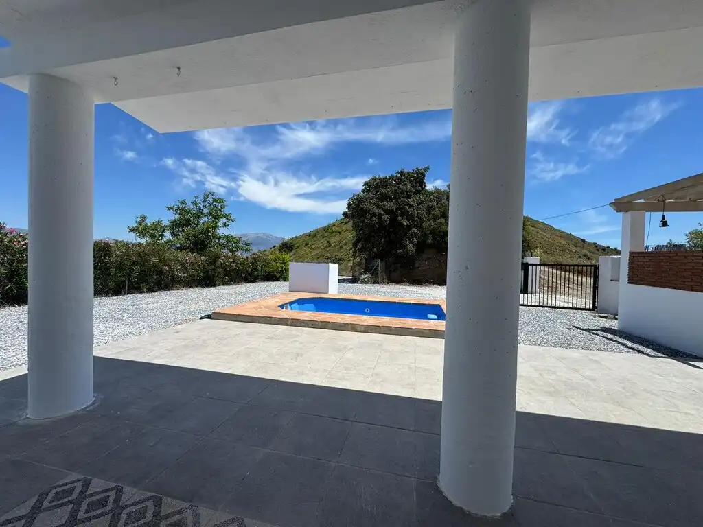 Terrace of Country homes for sale in Cútar  with Terrace and Swimming Pool