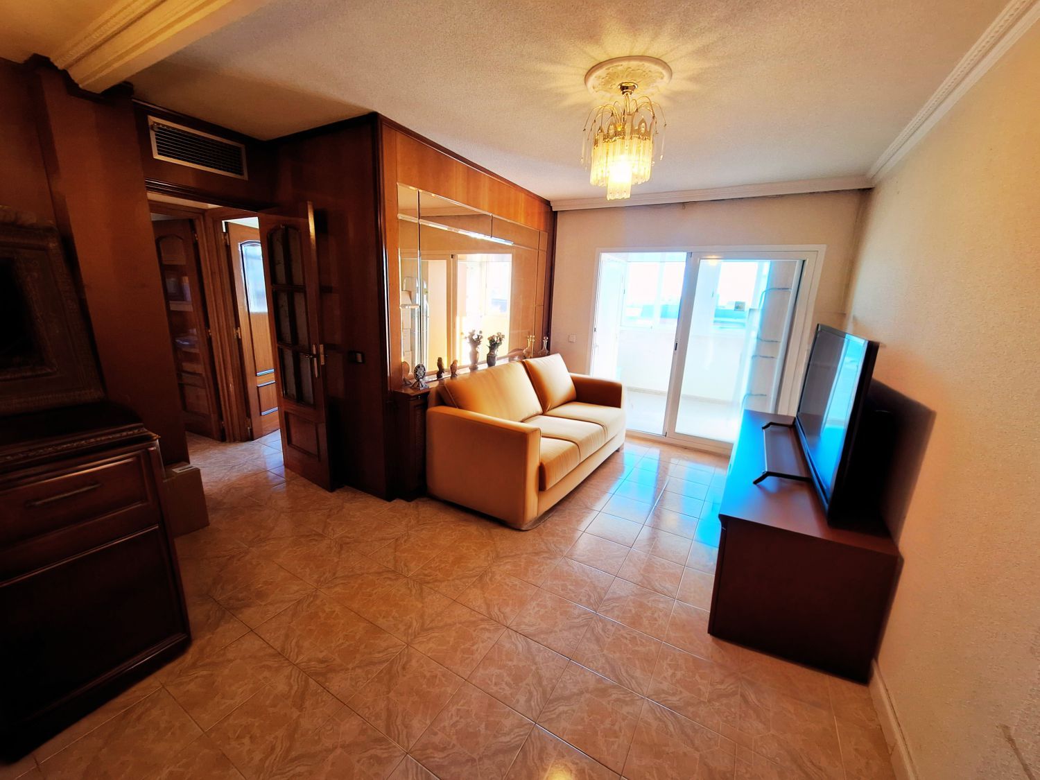 Sala d'estar de Pis en venda en Móstoles amb Aire condicionat, Calefacció i Terrassa