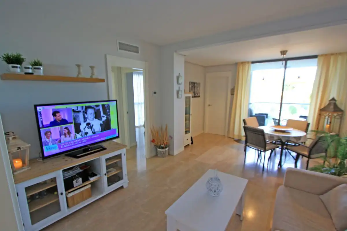 Sala d'estar de Apartament en venda en Dénia amb Aire condicionat, Calefacció i Terrassa