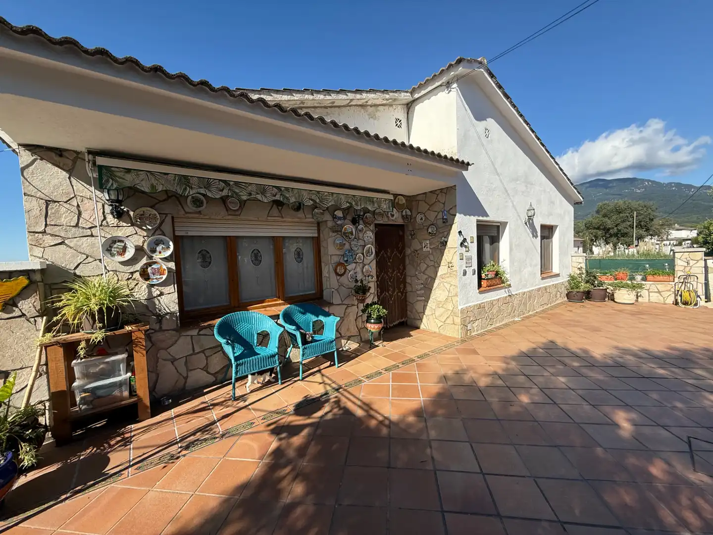 Vista exterior de Casa o chalet en venta en Riells i Viabrea con Calefacción, Jardín privado y Piscina