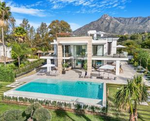 Exterior view of House or chalet for sale in Marbella  with Private garden, Terrace and Swimming Pool