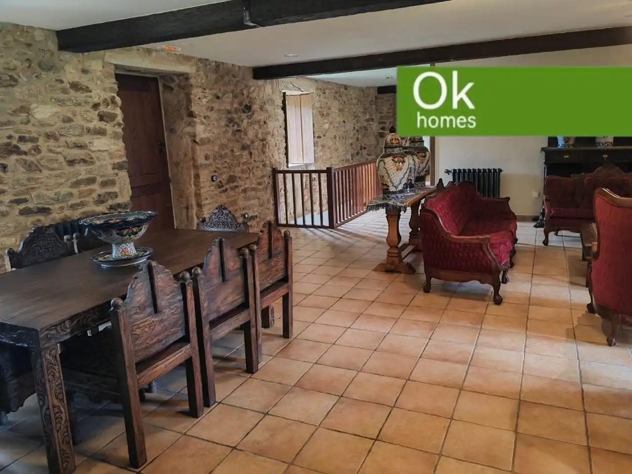 Esszimmer von Country house zum Verkauf in Sobrado (A Coruña) mit Heizung, Privatgarten und Parkett