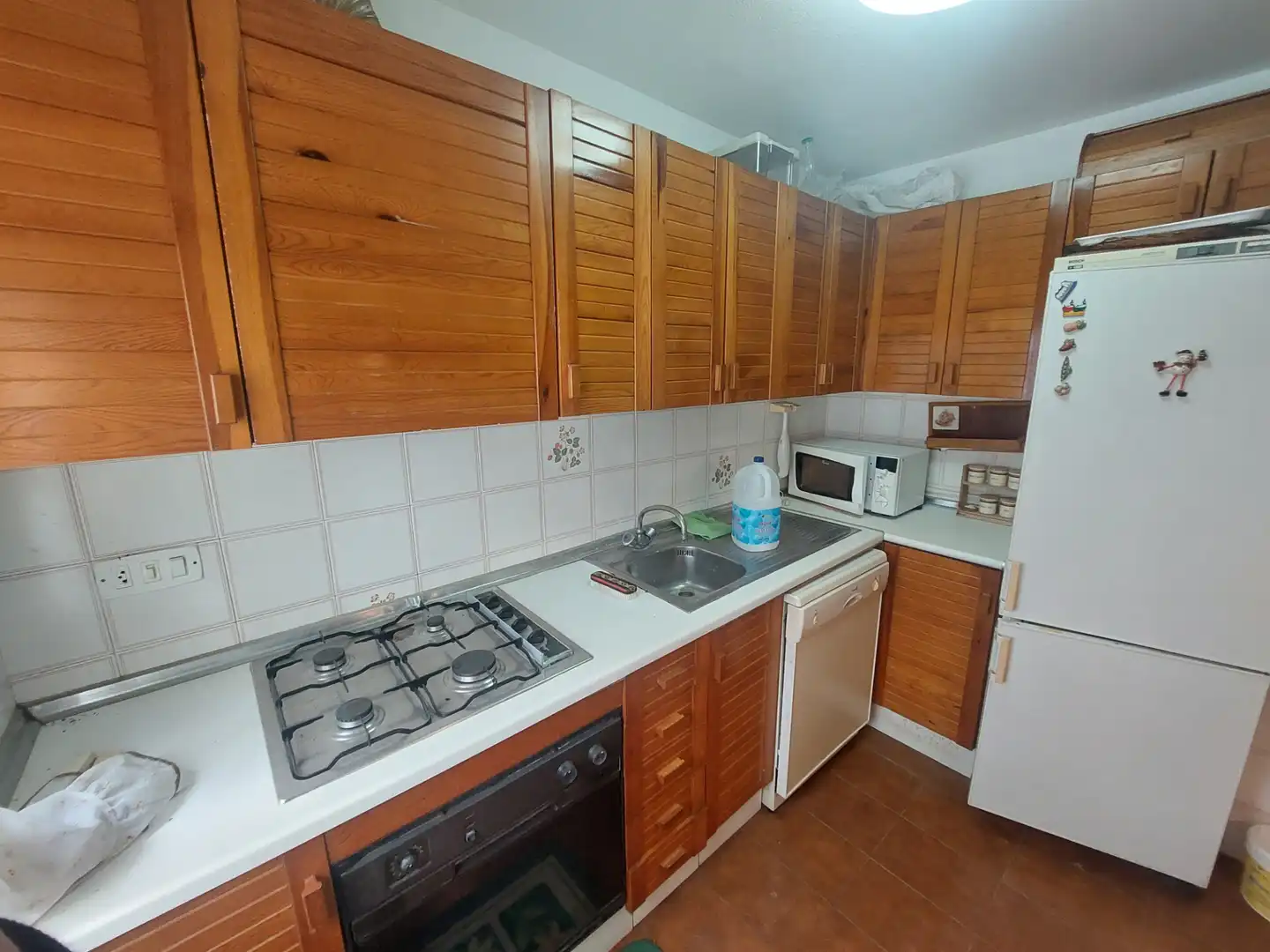 Cocina de Apartamento en venta en Salou con Terraza, Amueblado y Piscina comunitaria