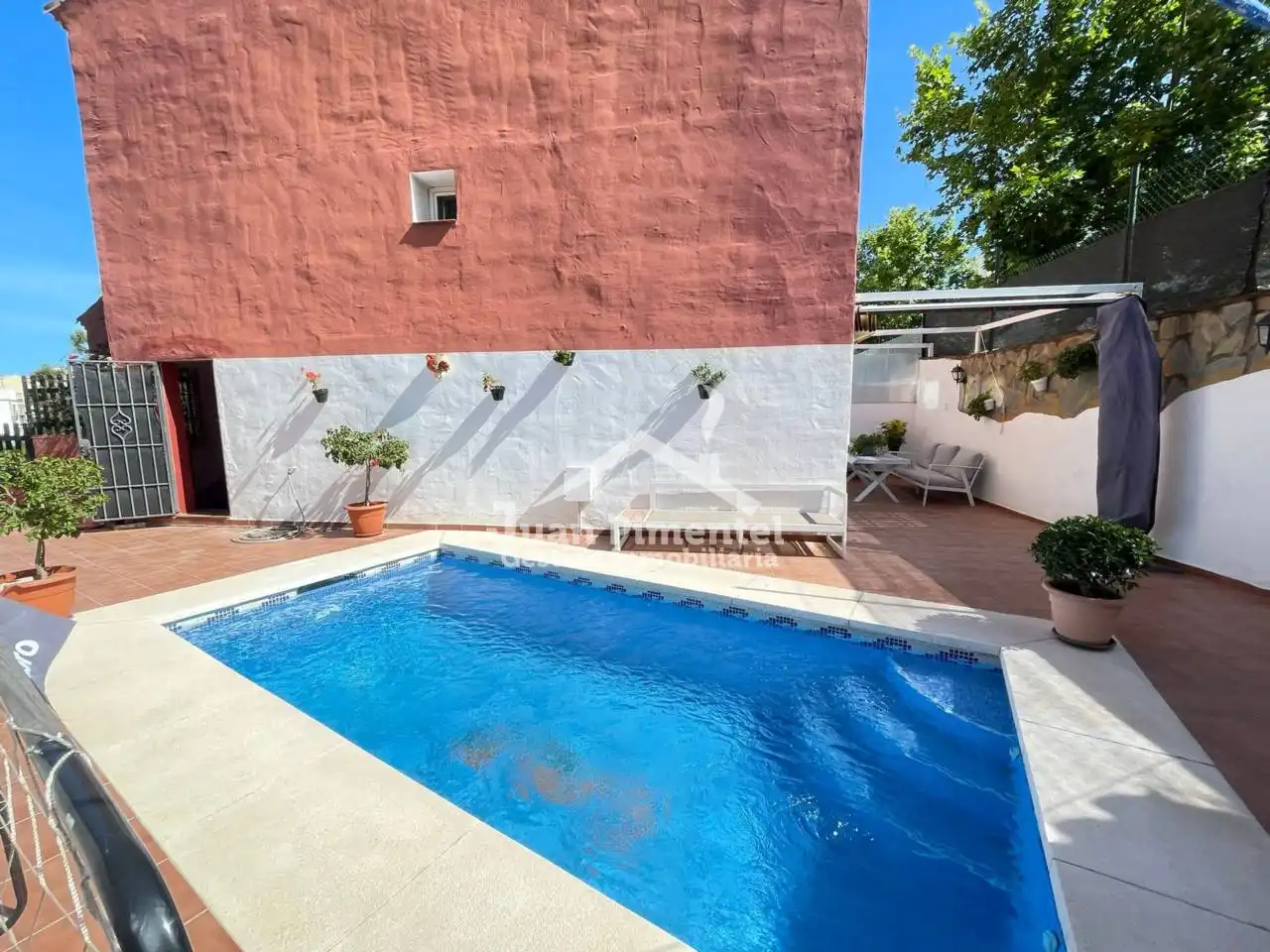 Piscina de Casa adosada en venda en Estepona amb Aire condicionat, Jardí privat i Terrassa