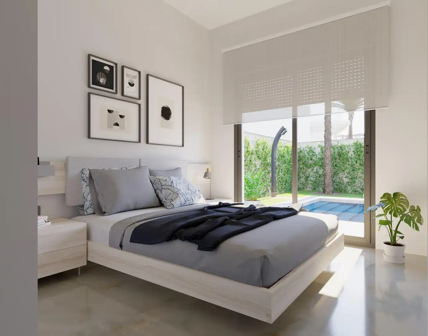 Habitación de Casa o chalet en venta en Algorfa con Jardín privado, Terraza y Piscina
