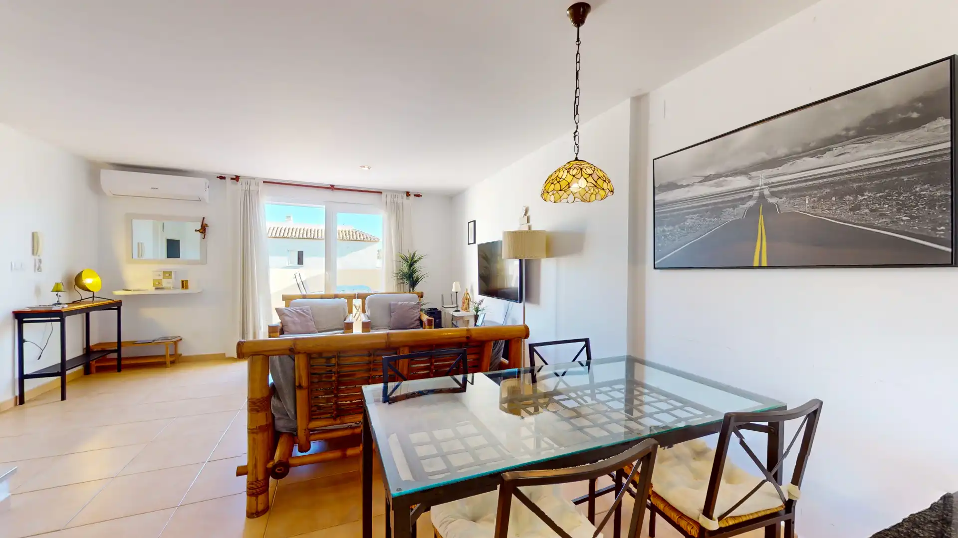 Comedor de Dúplex de alquiler en Dénia con Aire acondicionado, Calefacción y Terraza