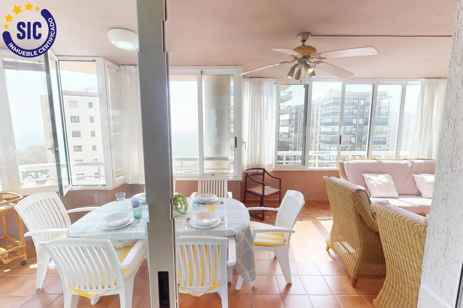 Comedor de Apartamento en venta en Benicasim / Benicàssim con Jardín privado, Terraza y Trastero