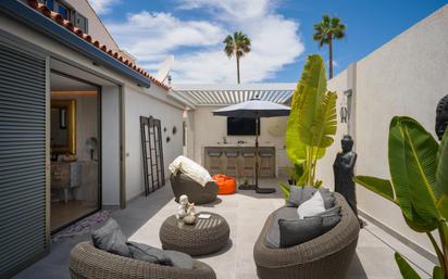 Terrace of House or chalet for sale in San Bartolomé de Tirajana  with Air Conditioner, Terrace and Furnished