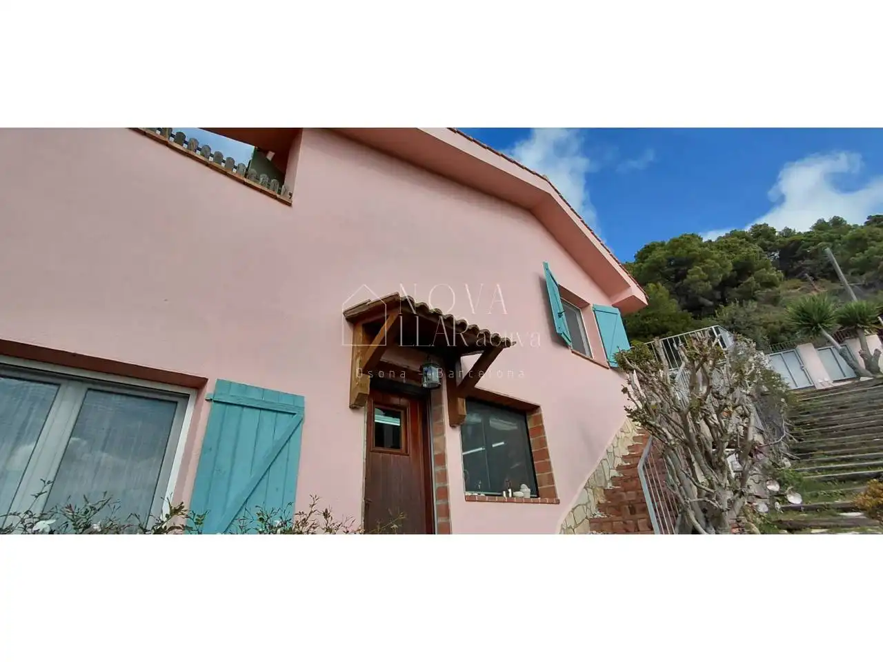 Vista exterior de Casa o xalet en venda en L'Ametlla del Vallès amb Calefacció i Jardí privat