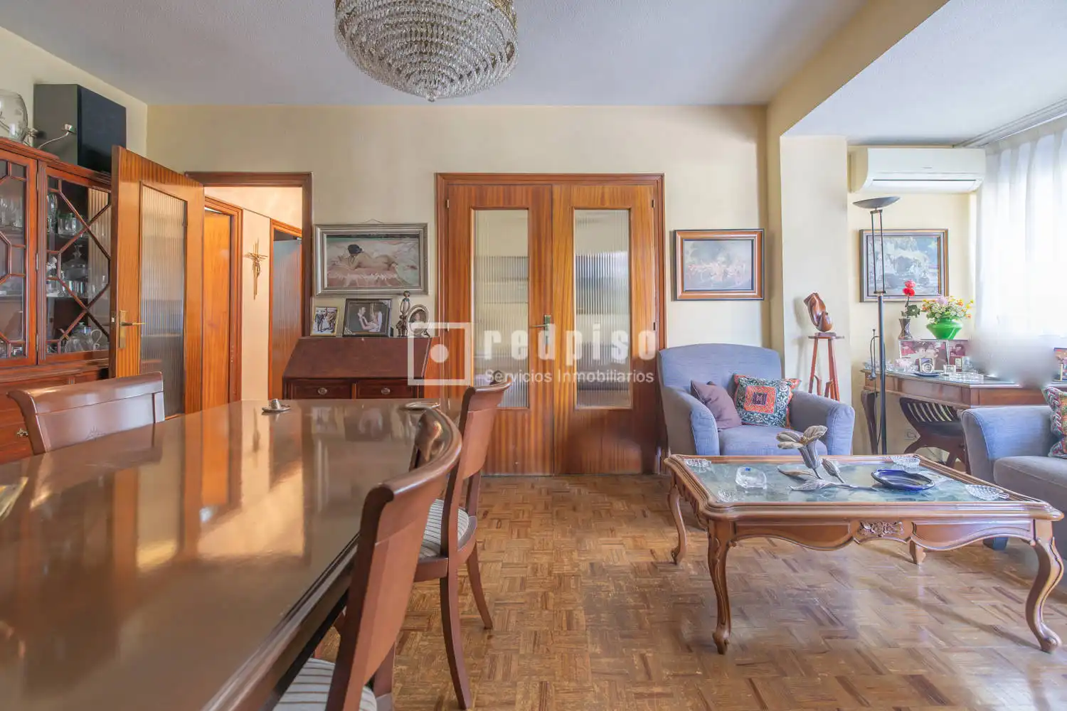 Sala d'estar de Pis en venda en Madrid amb Aire condicionat, Calefacció i Terrassa