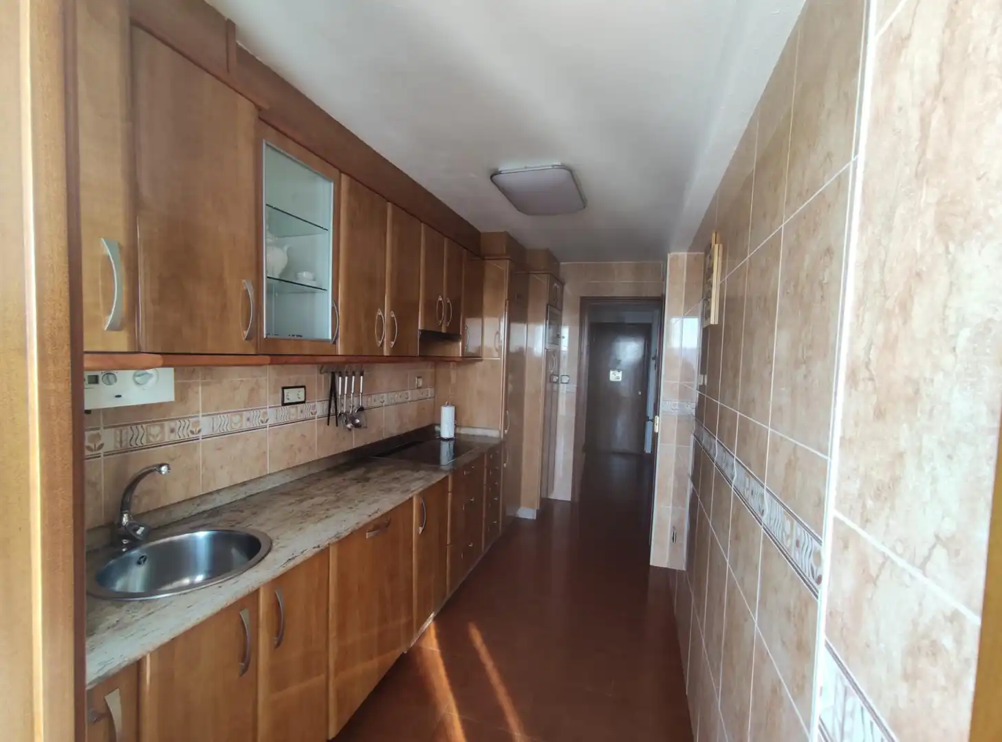 Küche von Wohnung zum Verkauf in Ferrol mit Heizung, Parkett und Möbliert