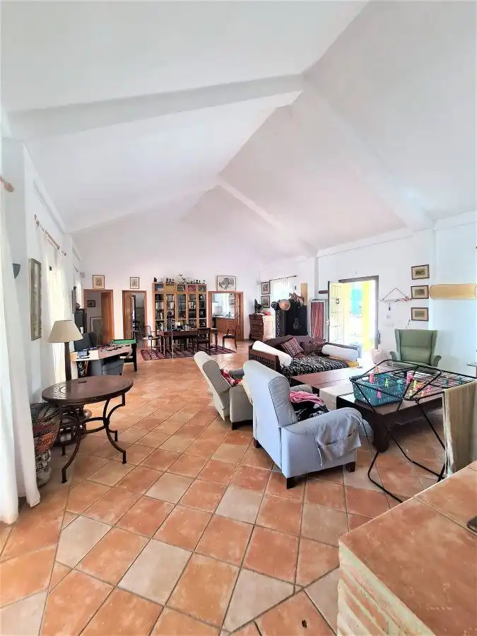Sala d'estar de Finca rústica en venda en San Martín del Tesorillo amb Piscina