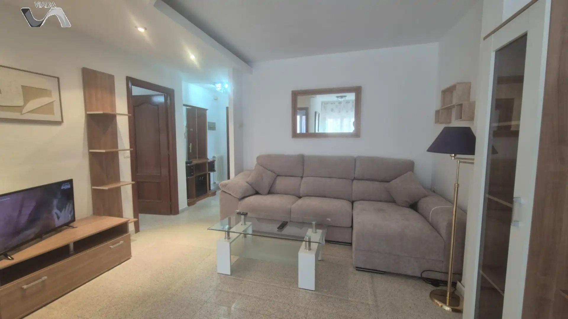 Sala de estar de Apartamento de alquiler en Puertollano con Aire acondicionado, Calefacción y Terraza