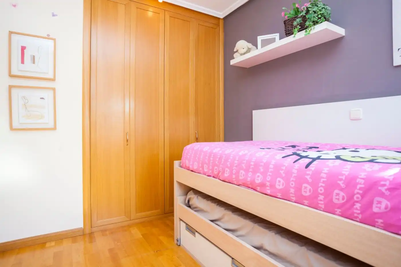 Bedroom of Detached homes for sale in Zaragoza  with Air Conditioner, Heating and Private garden
