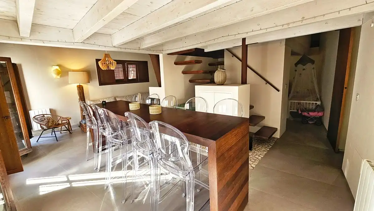 Dining room of Houses for sale in Alájar  with Heating, Private garden and Terrace