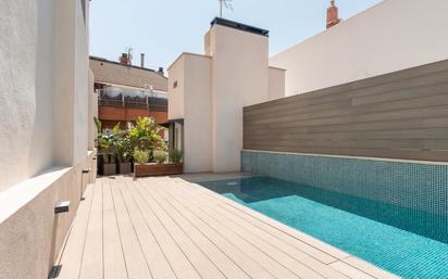 Swimming pool of House or chalet for sale in  Barcelona Capital  with Terrace