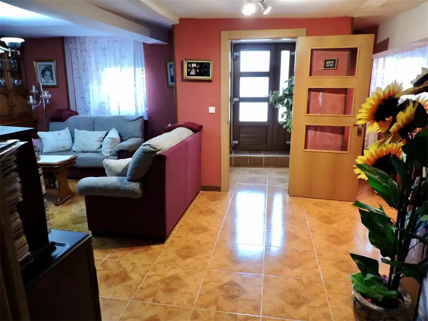 Living room of Detached homes for sale in Alcañices  with Private garden, Parquet flooring and Storage room