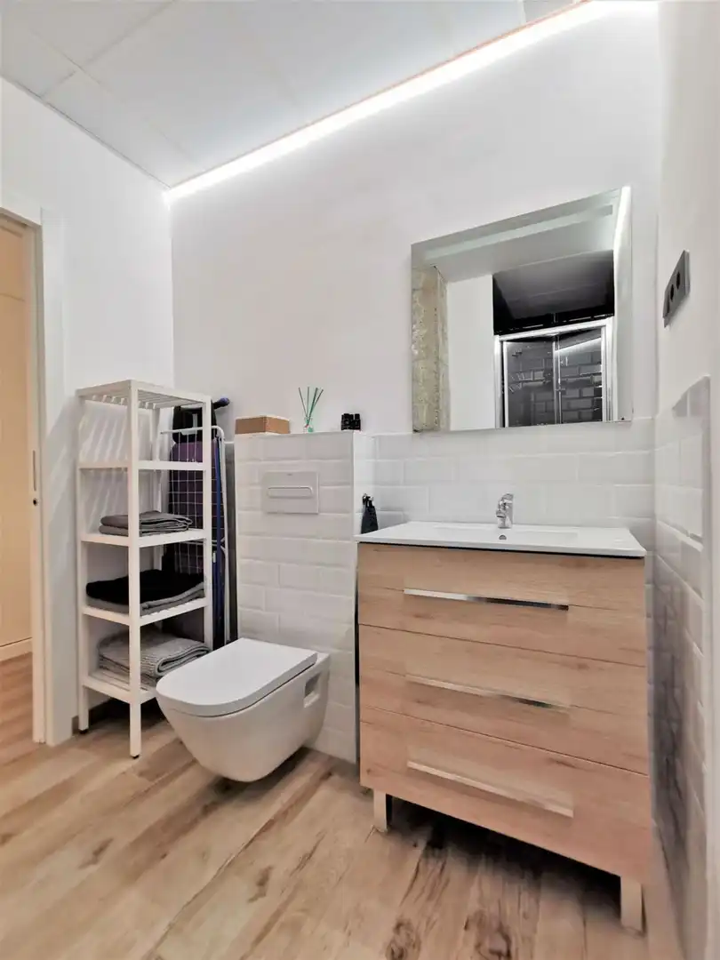 Badezimmer von Wohnungen zur Miete in Madrid mit Klimaanlage