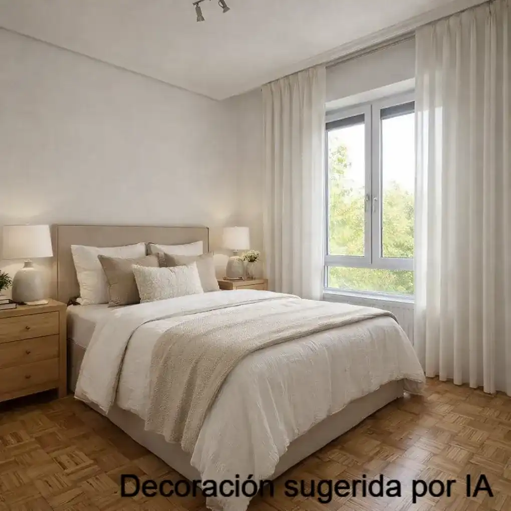 Schlafzimmer von Wohnung zum Verkauf in Barañáin / Barañain mit Heizung und Balkon