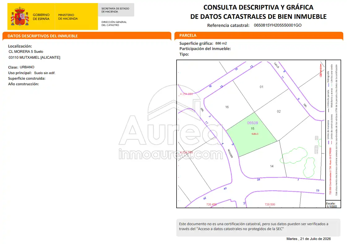 Residencial en venta en Mutxamel