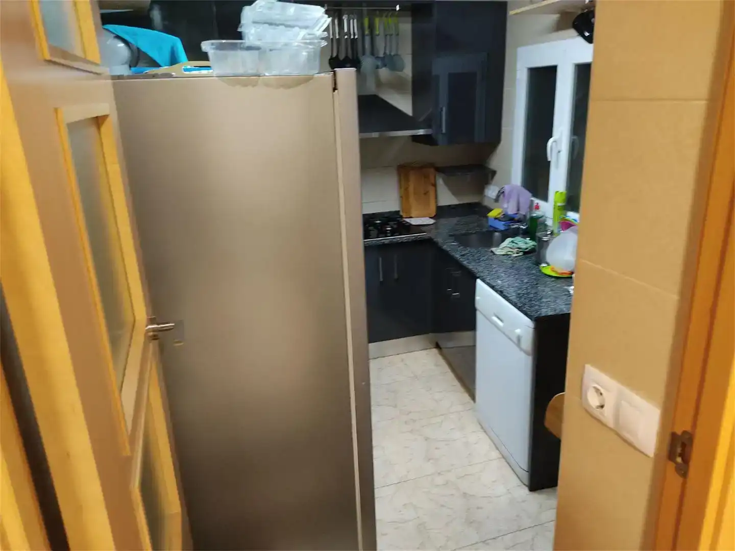 Cocina de Casa adosada en venta en Baza con Aire acondicionado y Balcón