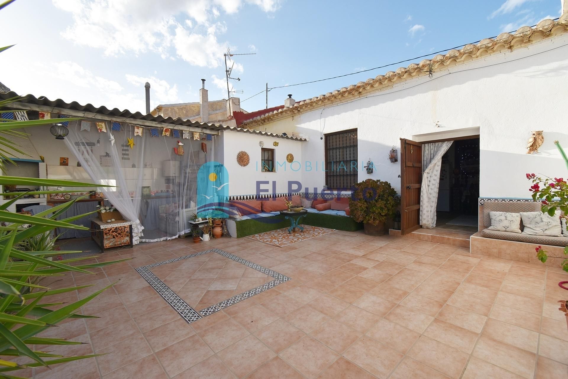 Exterior view of House or chalet for sale in Fuente Álamo de Murcia  with Heating and Terrace