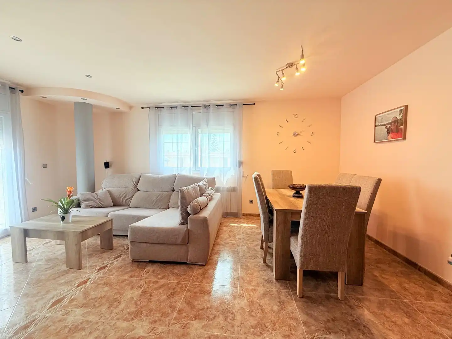 Sala de estar de Casa o chalet en venta en Sant Jaume d'Enveja con Aire acondicionado, Calefacción y Terraza