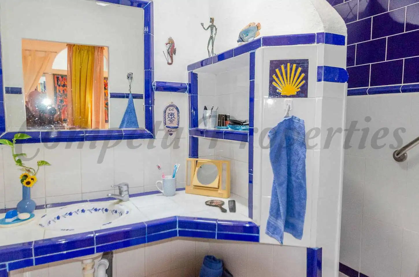 Baño de Casa adosada en venta en Cómpeta con Terraza