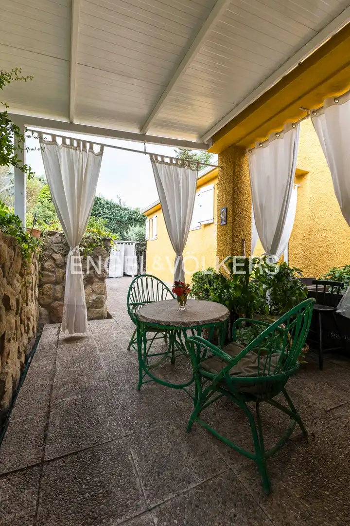Terrassa de Casa o xalet en venda en Tres Cantos amb Calefacció, Jardí privat i Parquet